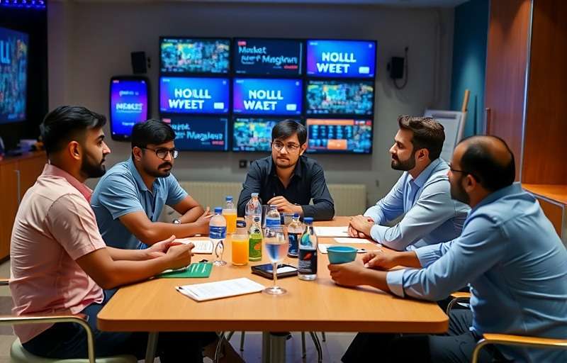 Market Maven community meetup in Mumbai with players discussing strategies