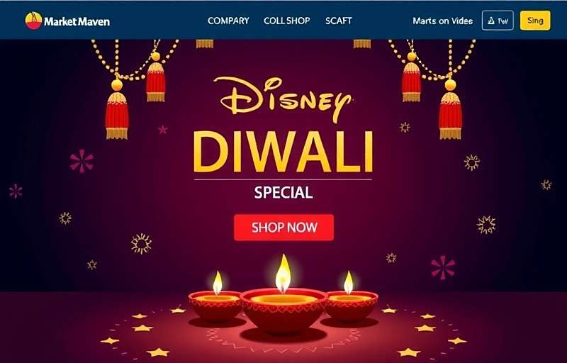Market Maven Diwali special event showing gold trading options and festival discounts